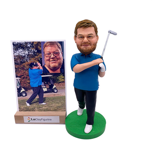 Figura personalizada Golf Bobblehead personalizado 