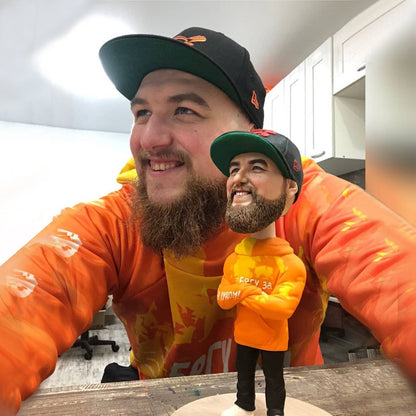 Custom Bobbleheads Figures Sculpted by Famous Tiktok Clay Artist Jerry